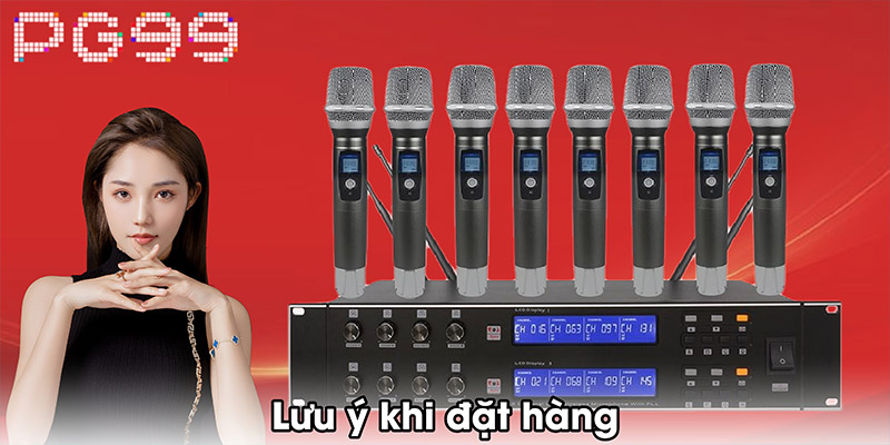 Lưu ý khi đặt hàng